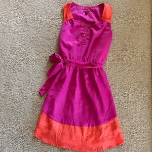 Merona Pink and Orange Kids Casual Dress